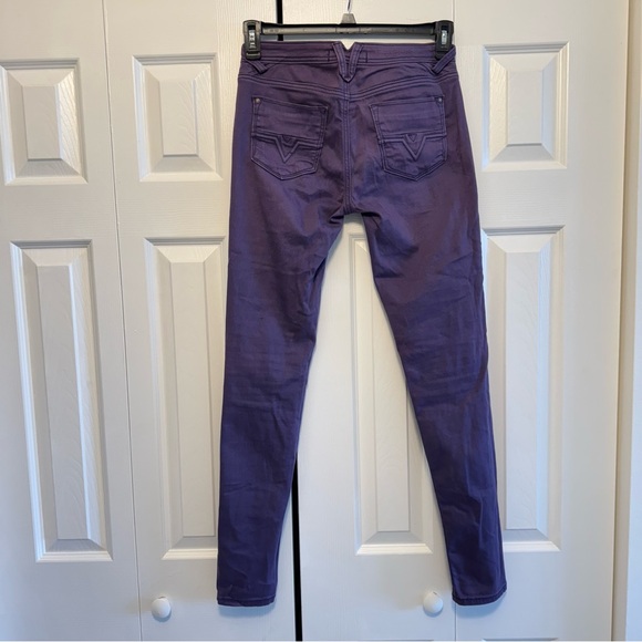 Vigoss Women Purple Skinny Jeans, Size 26 - Picture 2 of 8